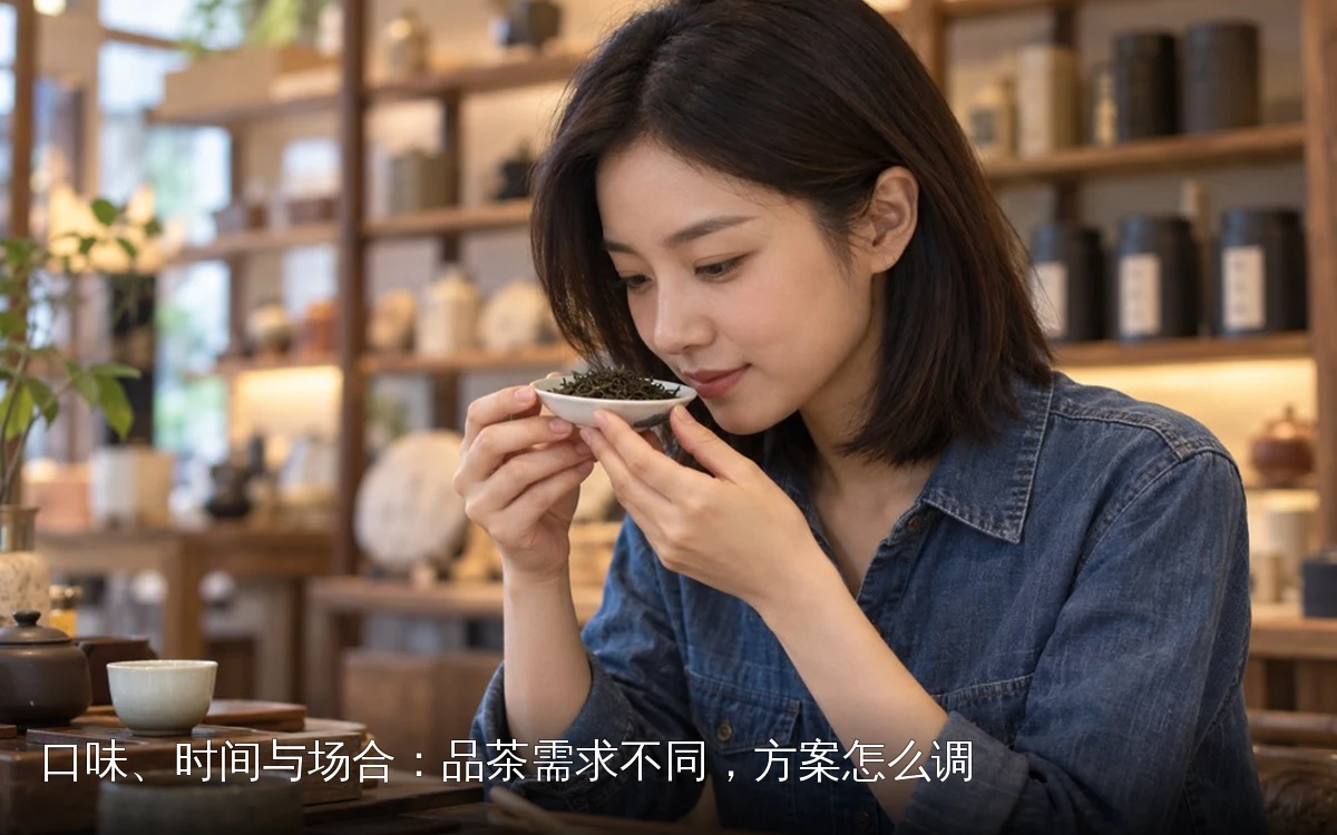 口味、时间与场合：品茶需求不同，方案怎么调